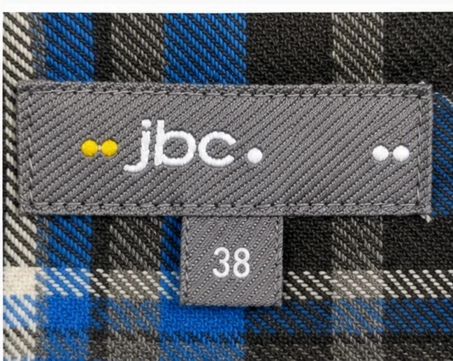 JBC geruite rok blauw/grijs maat 38 – trendy & chique stijl – photo 2